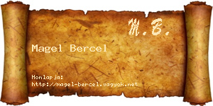 Magel Bercel névjegykártya